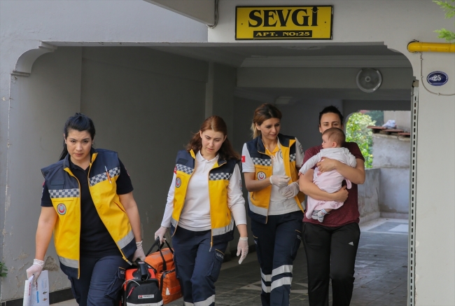 Evde kızına mesaide insanlara hayat veriyor